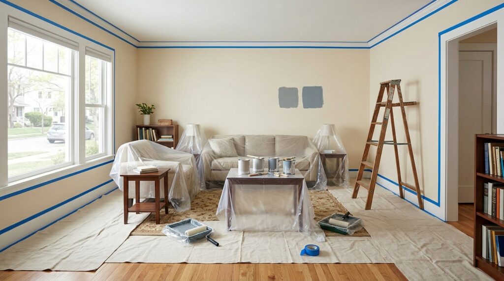 Riverdale apartment painters; Bronx interior painting; Fieldston room repaint; apartment wall preparation