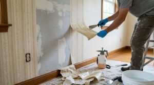 walls after wallpaper removal